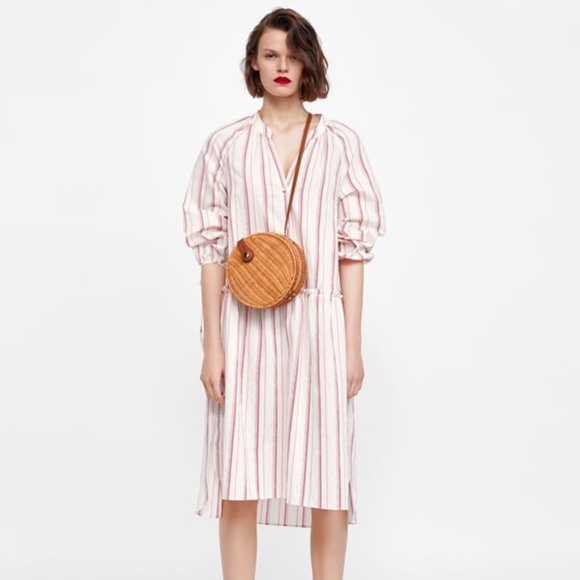 Zara Dresses & Skirts - ZARA Woman Collection The Long Stripe Dress